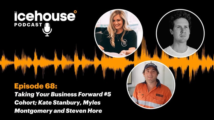 Episode 68 of The Icehouse Podcast: TYBF5 Chort; Kate Stanbury, Myles Montgomery and Steven Hore