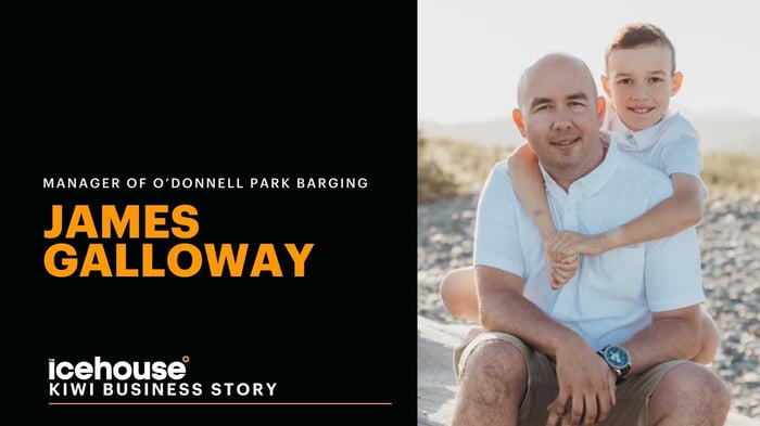 Kiwi Business Story: James Galloway at O’Donnell Park Barging